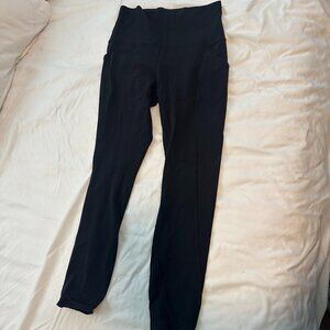 Lululemon Align High-Rise Leggings 28" with Pockets – Black – Size 6